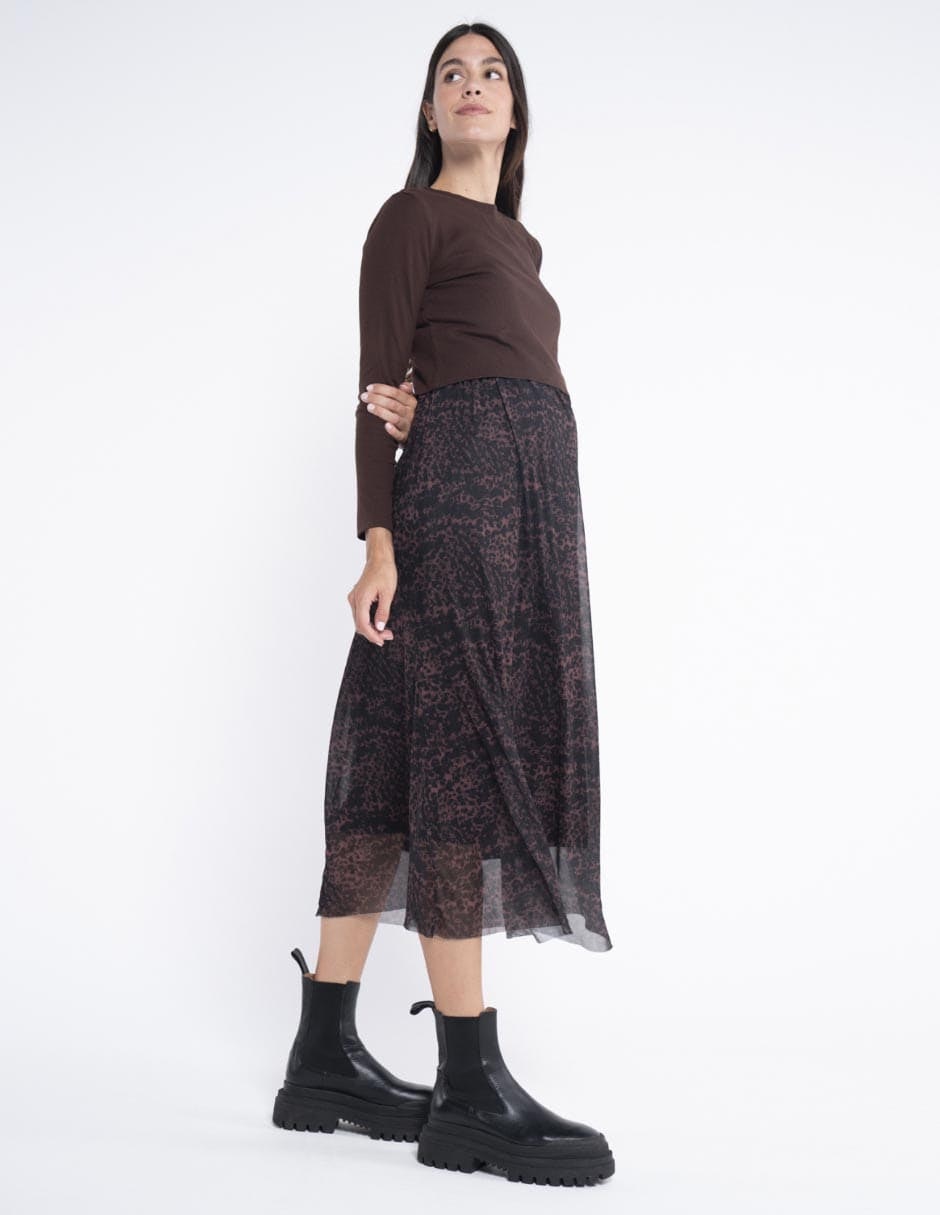 Vestido maternidad midi casual Oh Ma!