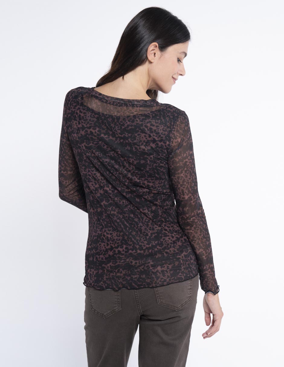 Blusa maternidad manga larga