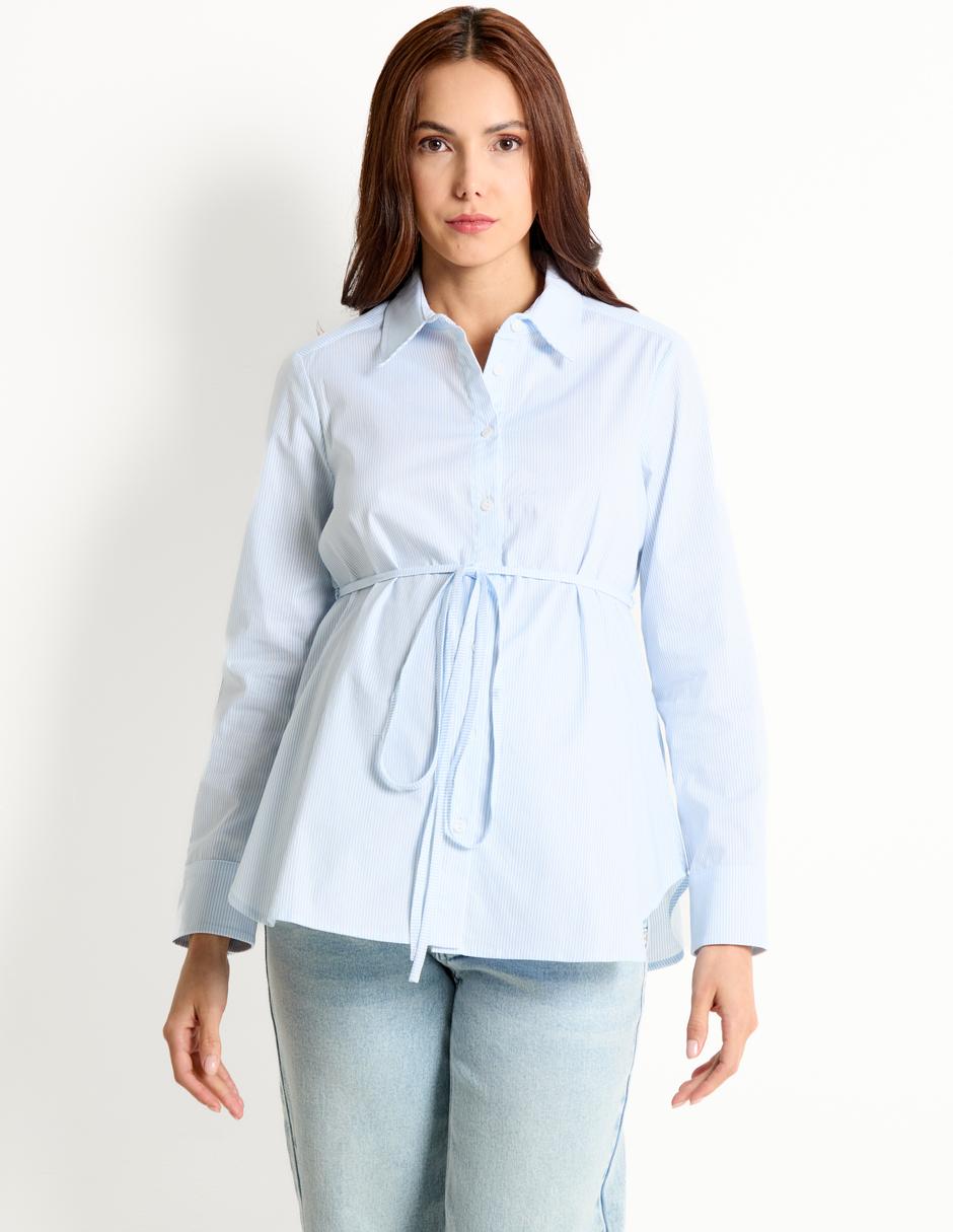 Blusa maternidad manga larga