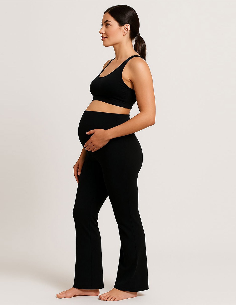Legging de maternidad cintura alta con elástico 3