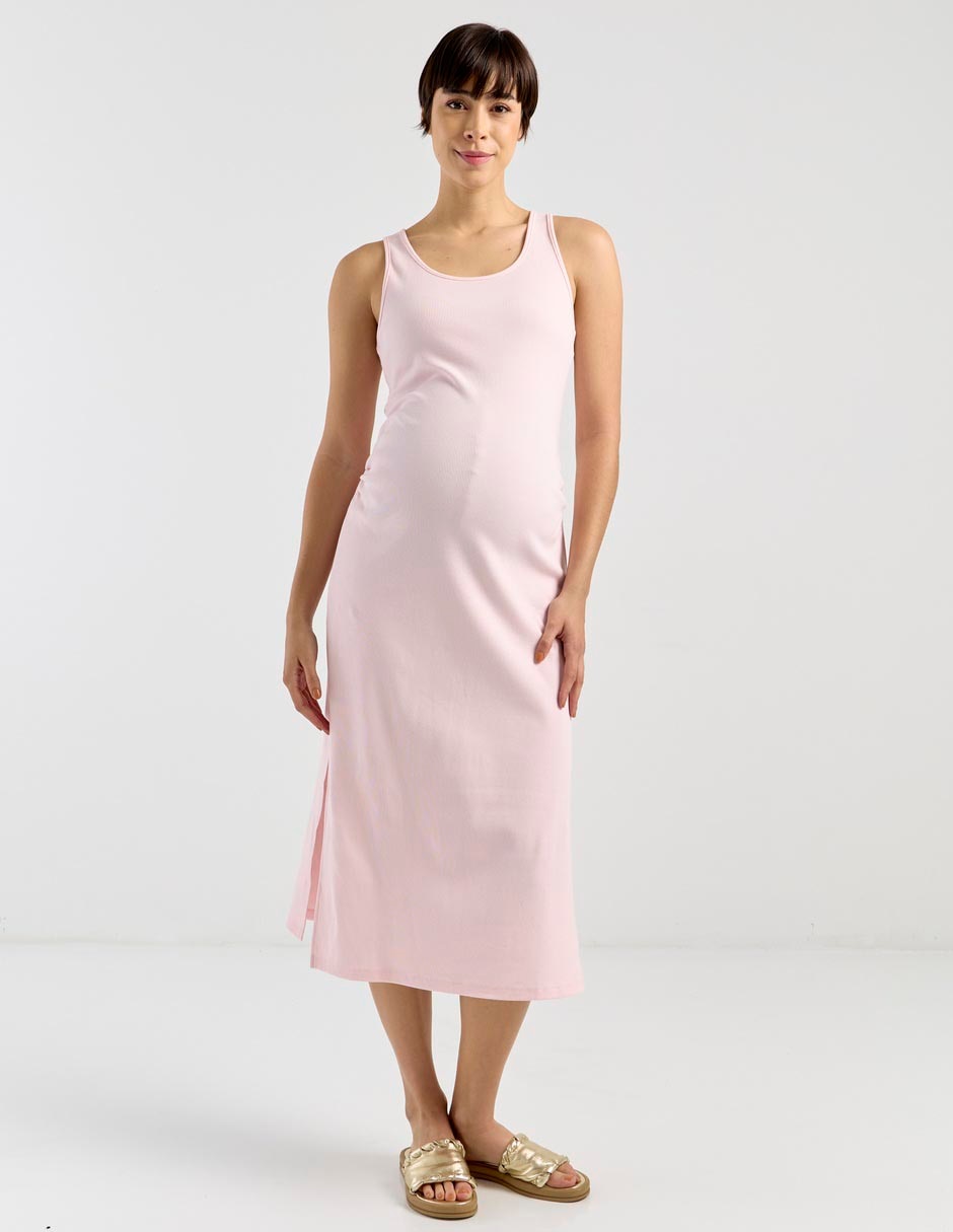 Vestido maternidad maxi casual 1