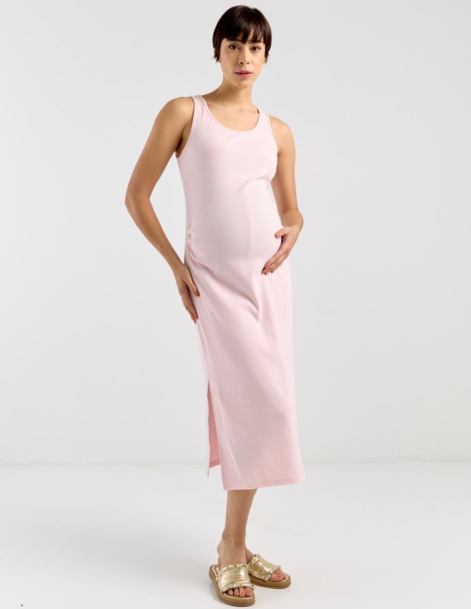 Vestido maternidad maxi casual 6