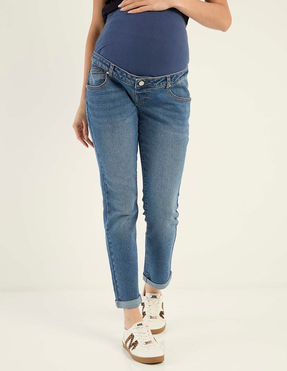 Jeans maternidad slim One To Nine corte cintura