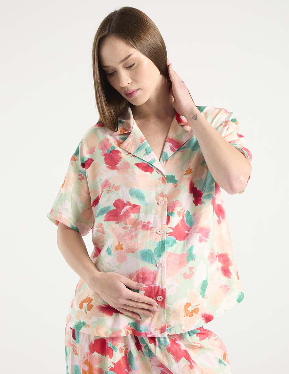 Blusa maternidad One To Nine manga corta