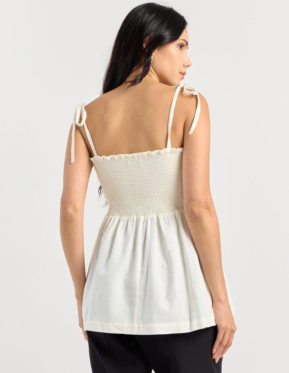 Blusa maternidad sin manga 3