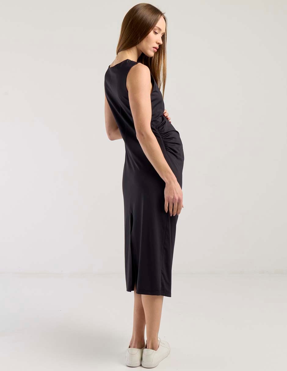 Vestido maternidad midi casual 5