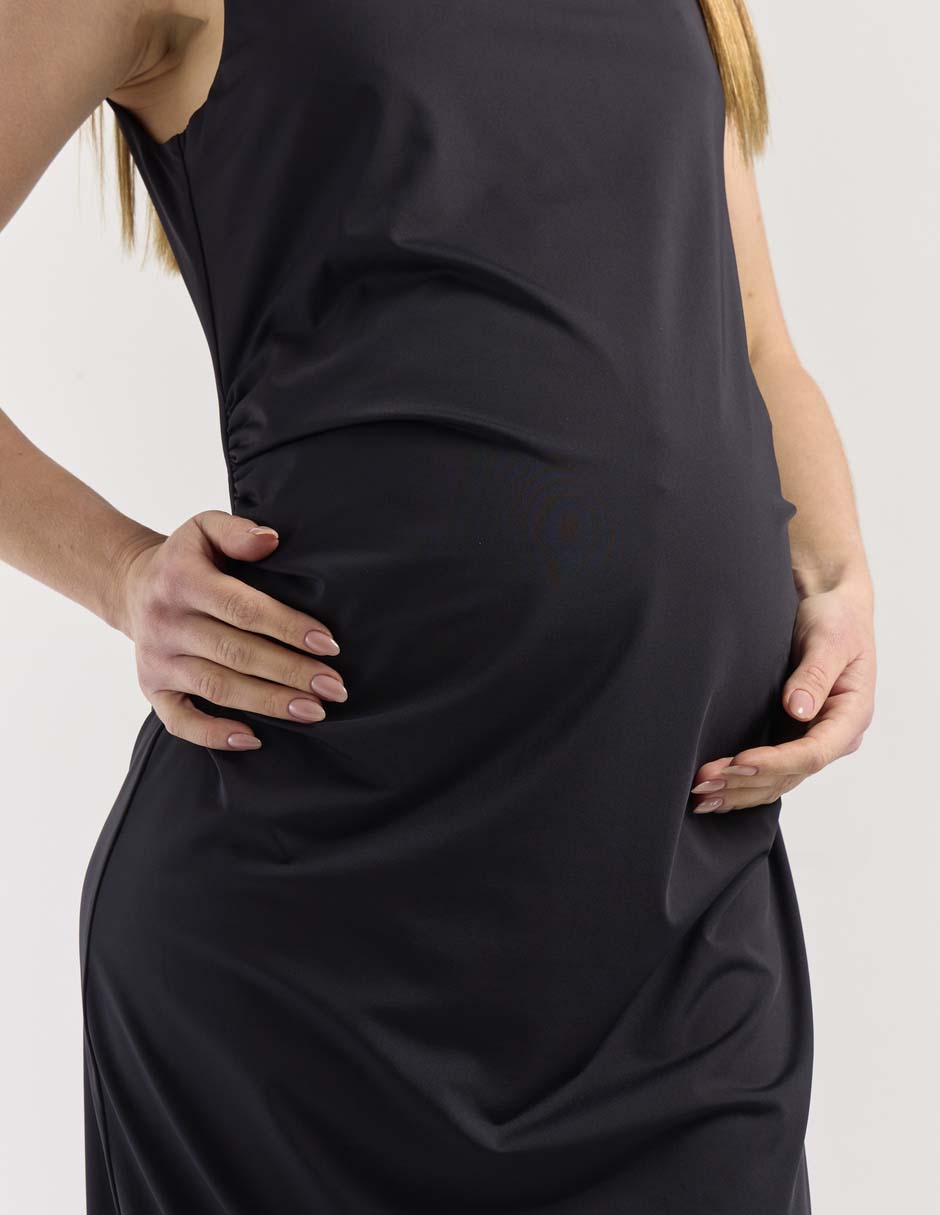 Vestido maternidad midi casual 7