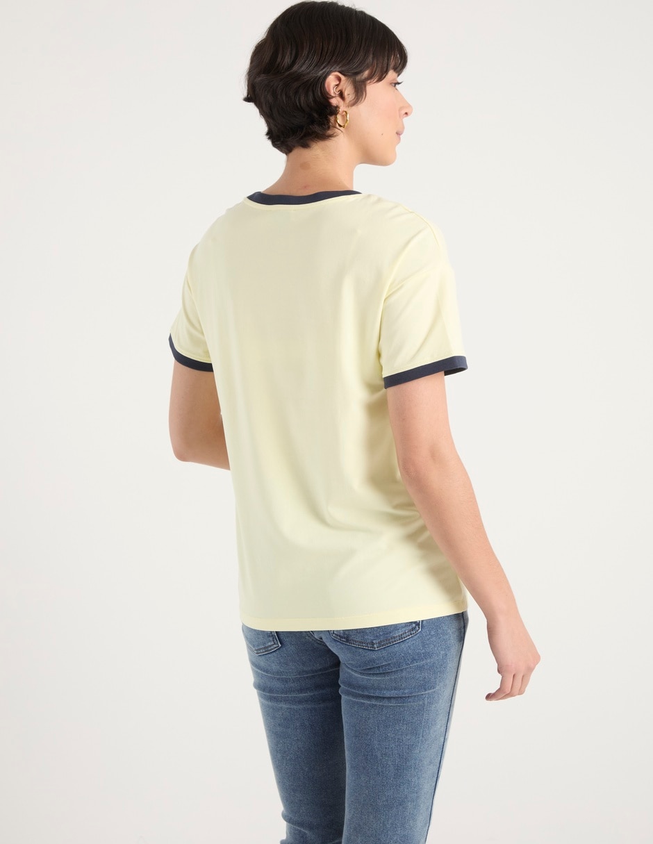 Playera maternidad manga corta cuello redondo 15