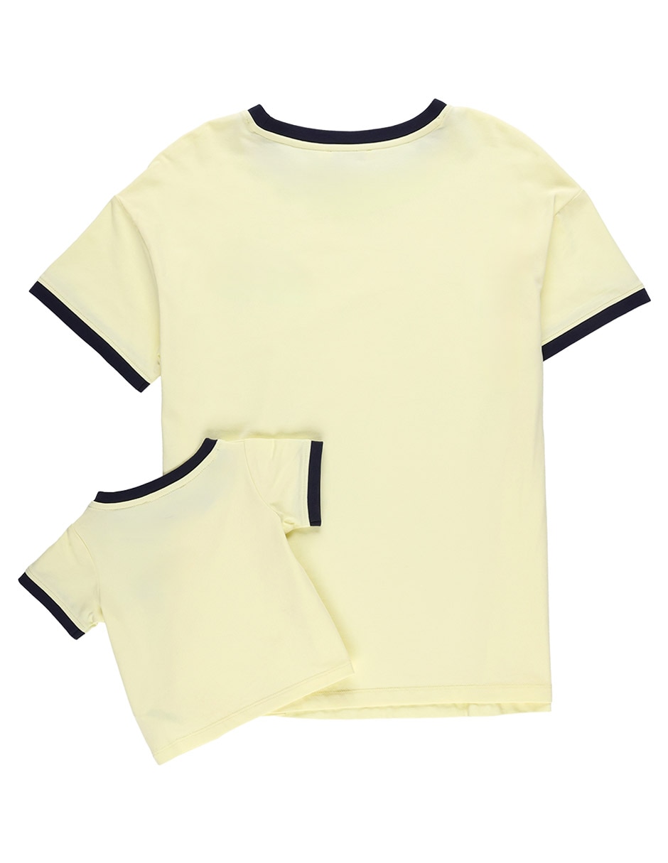 Playera maternidad manga corta cuello redondo 17