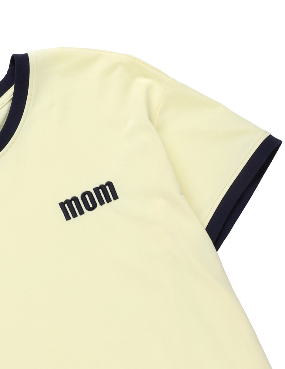 Playera maternidad manga corta cuello redondo 18