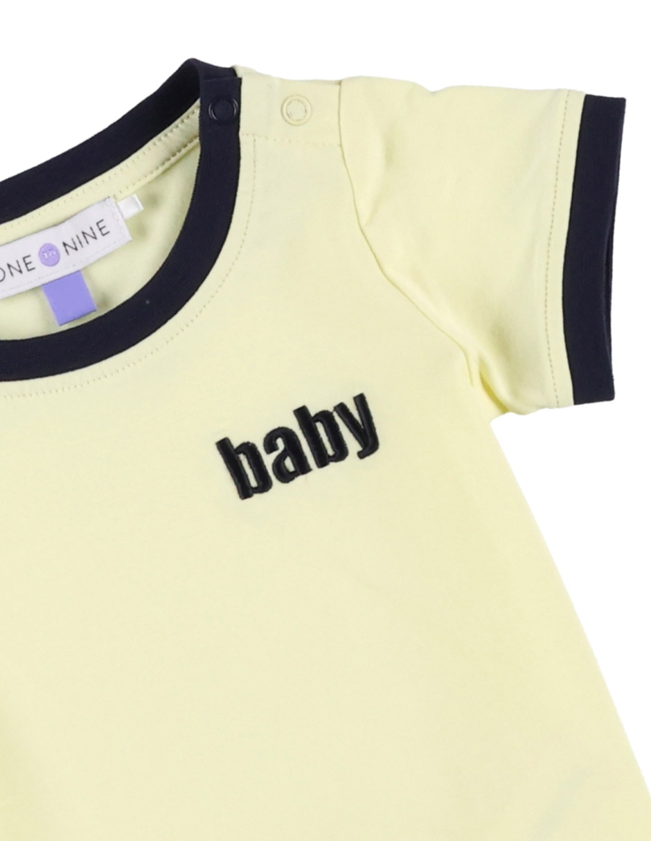 Playera maternidad manga corta cuello redondo 19