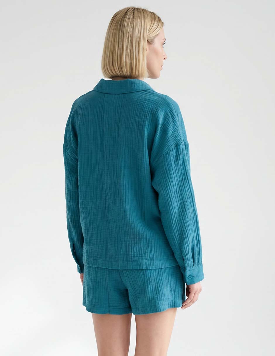 Blusa maternidad manga larga