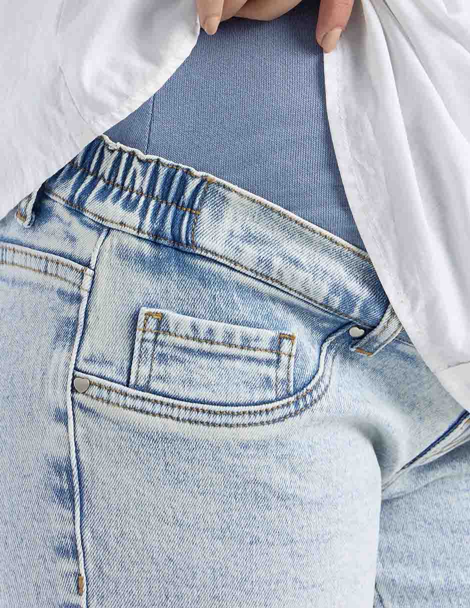 Jeans maternidad straight One To Nine a la cadera