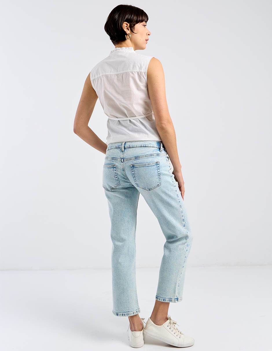 Jeans maternidad straight One To Nine a la cadera