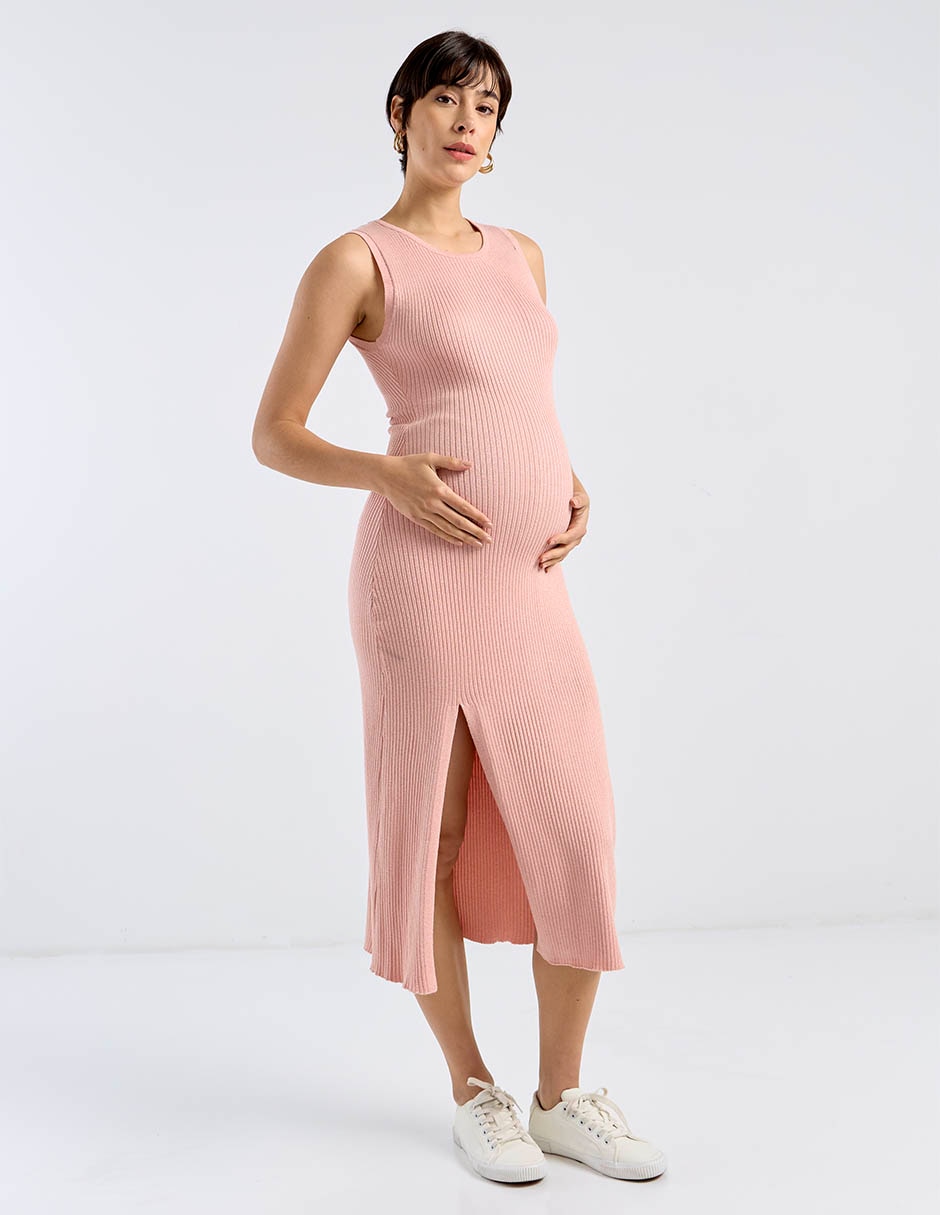 Vestido maternidad midi casual Vestido maternidad midi casual