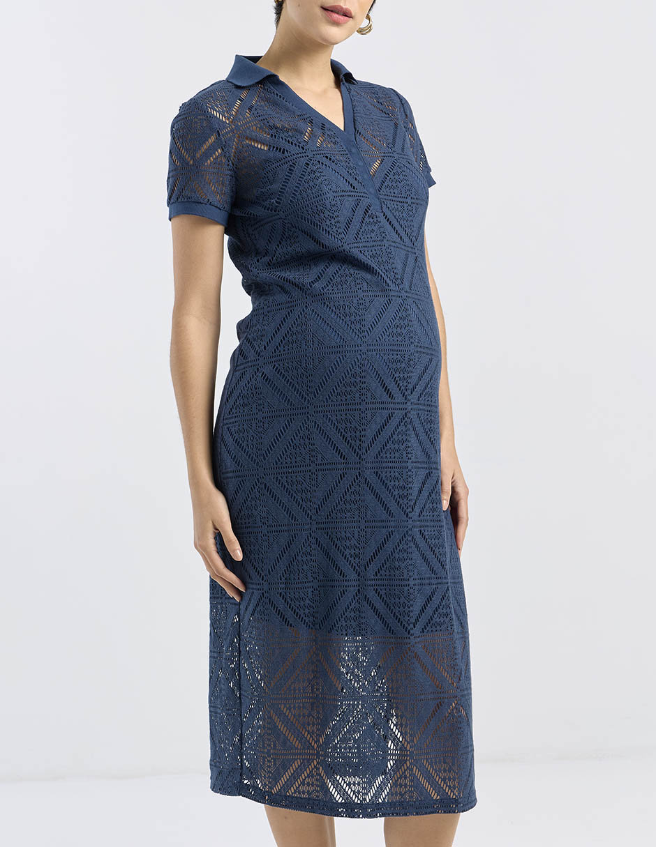 Vestido maternidad midi casual 7