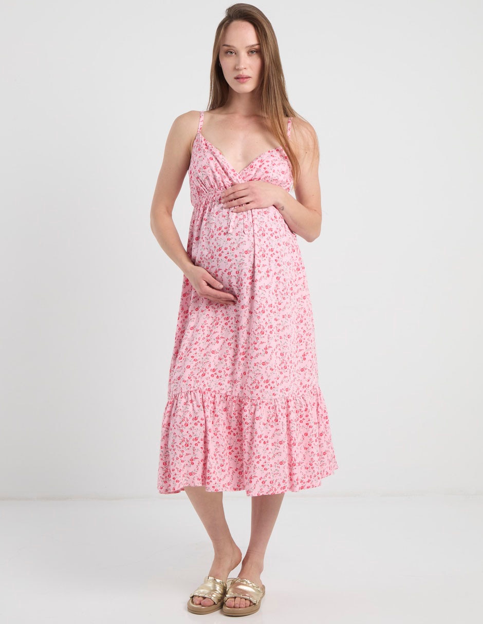 Vestido maternidad cropped casual Vestido maternidad cropped casual