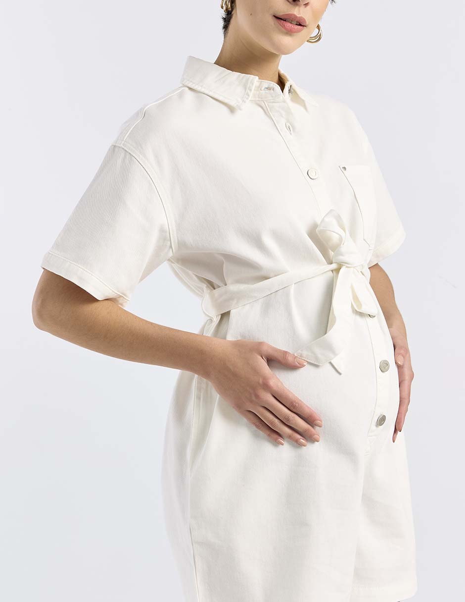Romper maternidad de algodón casual 10