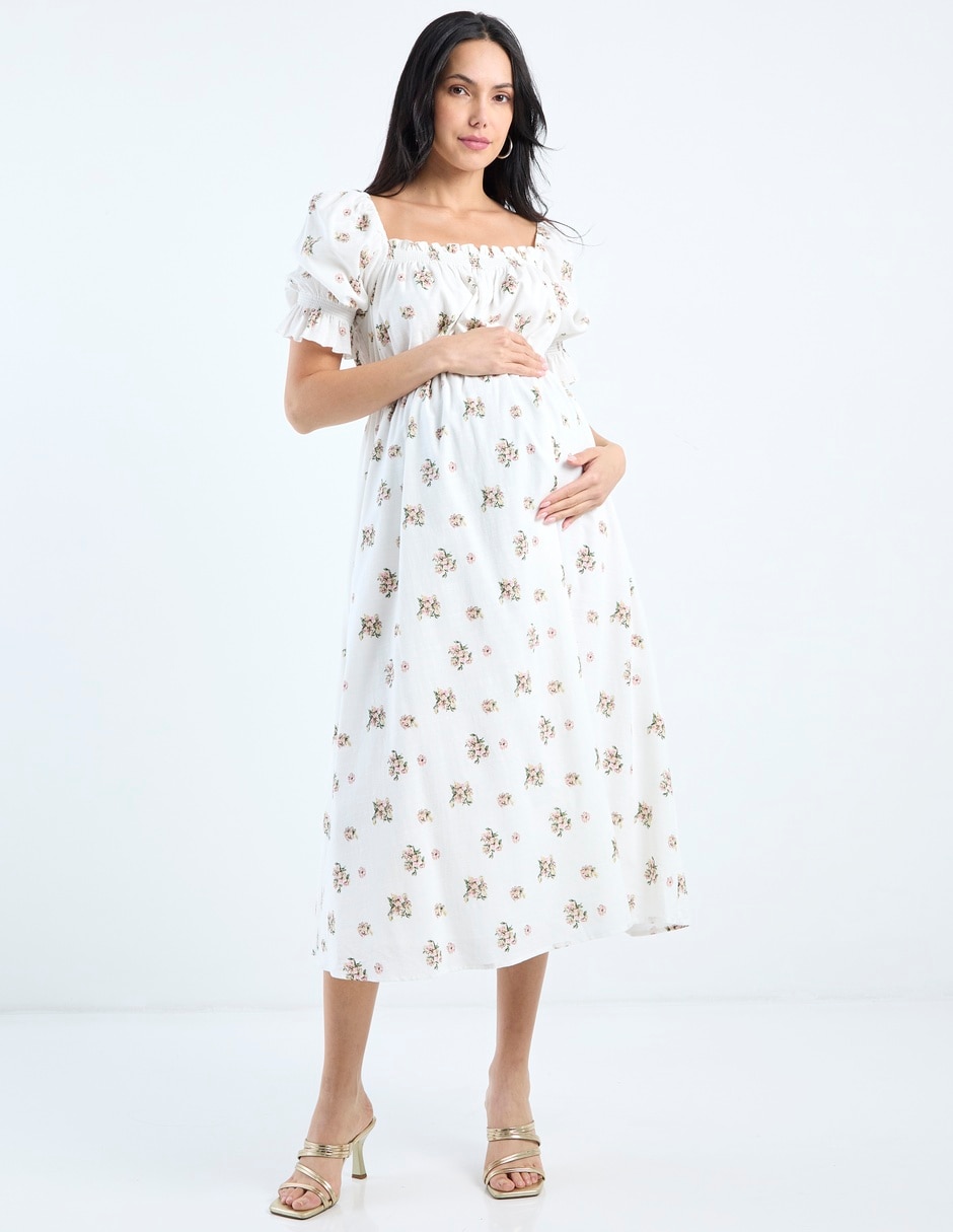 Vestido maternidad cropped casual Vestido maternidad cropped casual