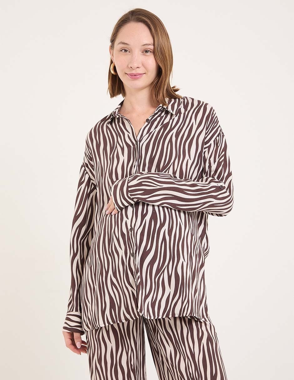 Blusa maternidad Expecting Essentials manga larga