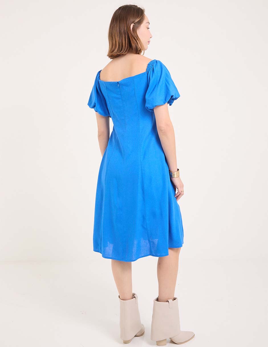 Vestido maternidad midi casual 6