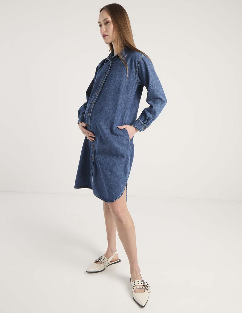 Vestido maternidad arriba de la rodilla casual Vestido maternidad arriba de la rodilla casual