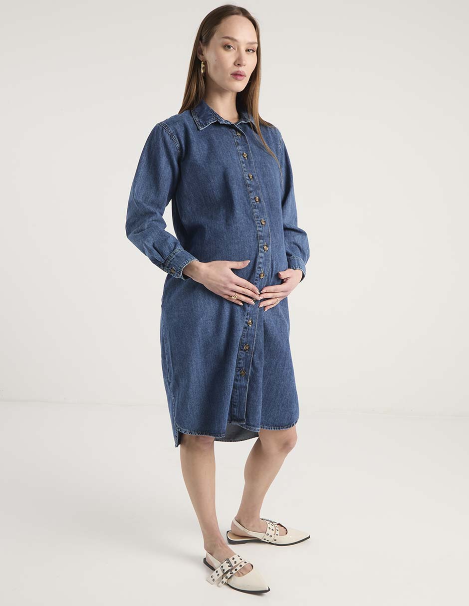 Vestido maternidad arriba de la rodilla casual One To Nine