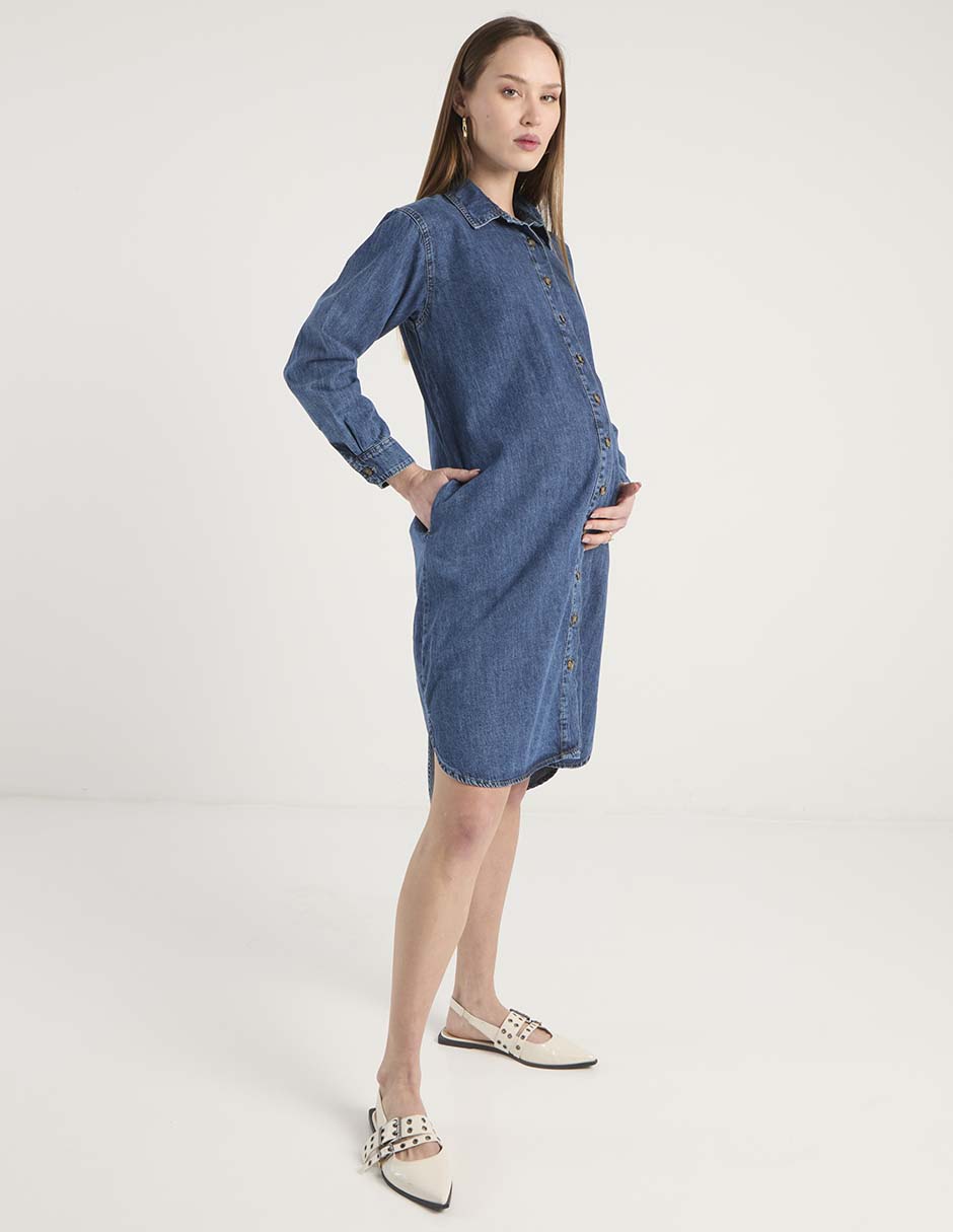 Vestido maternidad arriba de la rodilla casual One To Nine