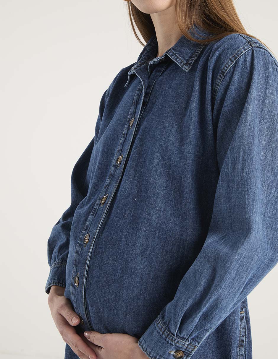Vestido maternidad arriba de la rodilla casual One To Nine
