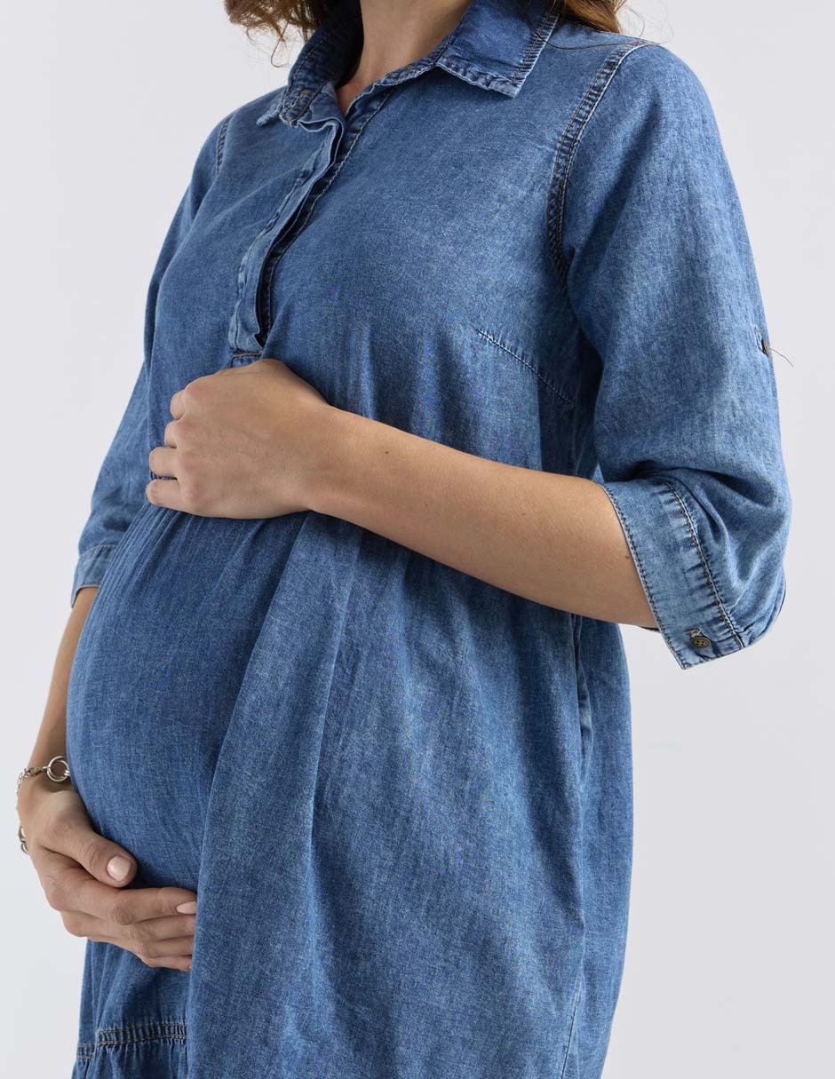 Vestido de maternidad 3/4 casual One To Nine