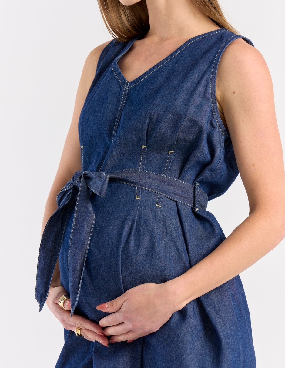 Vestido maternidad arriba de la rodilla casual 10
