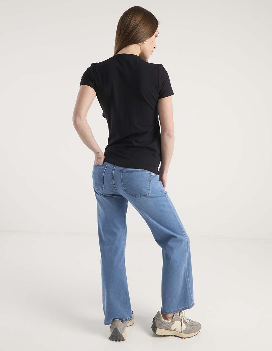 Jeans maternidad straight One To Nine corte cintura alta