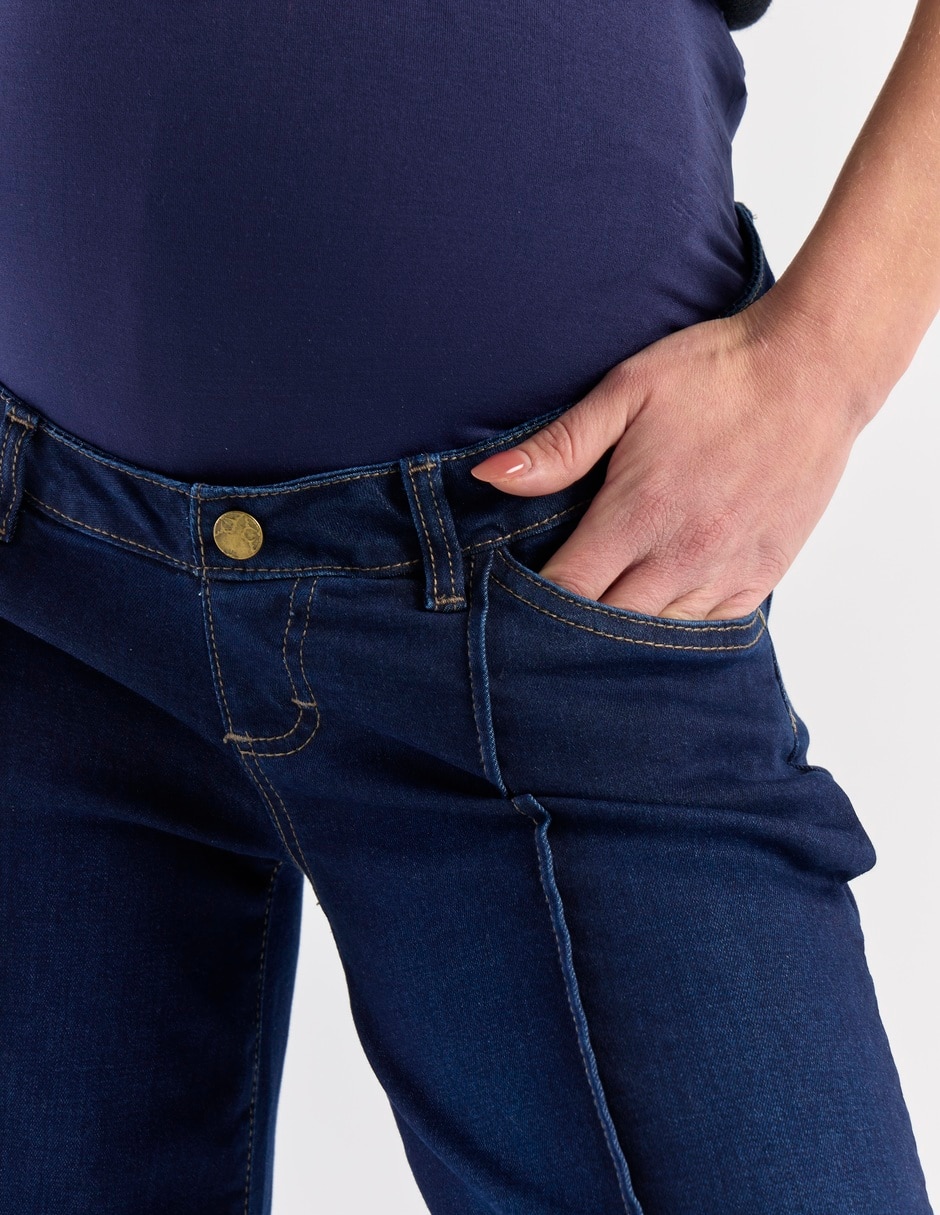 Jeans maternidad relajado One To Nine corte cintura