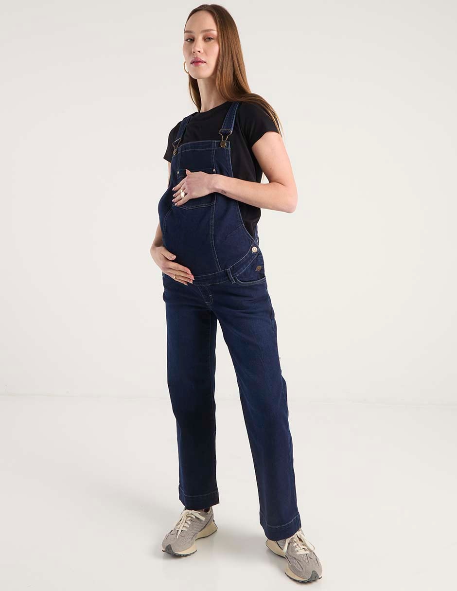 Overol maternidad One To Nine de mezclilla