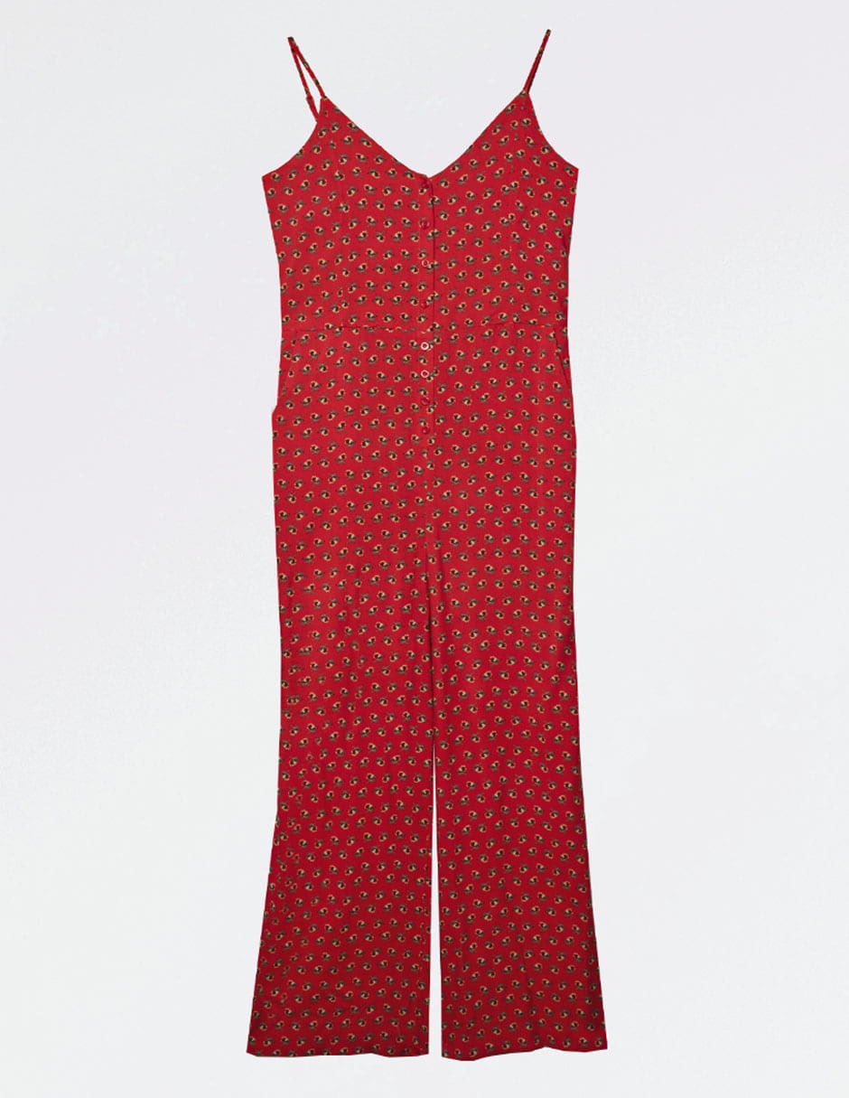 Jumpsuit maternidad casual estampado floral 3