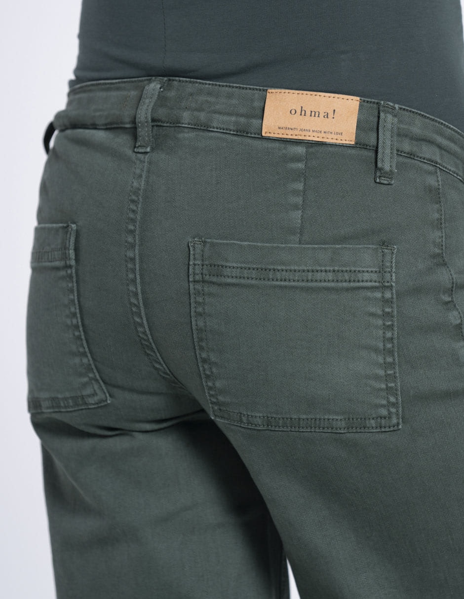 Jeans maternidad straight corte cadera