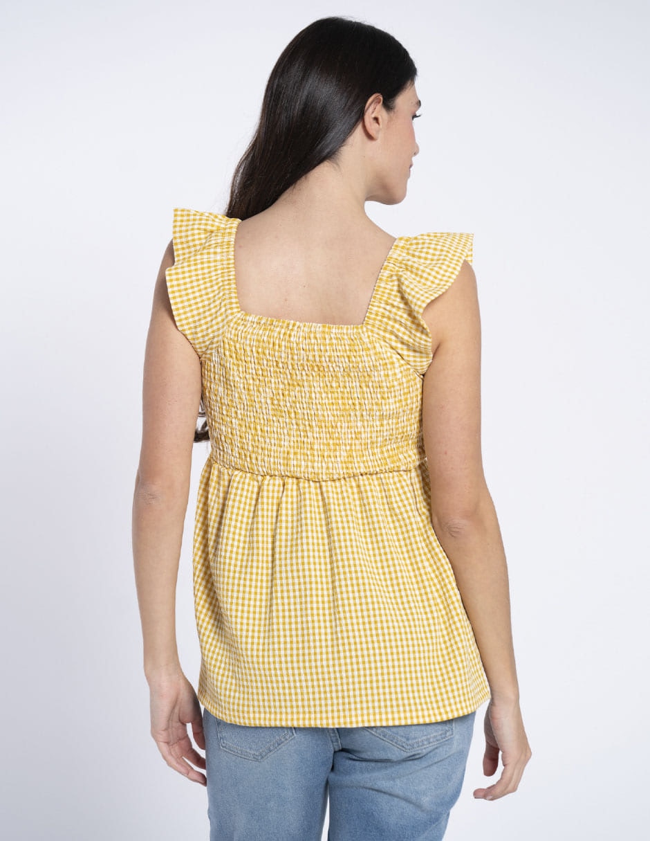 Blusa maternidad sin manga 4