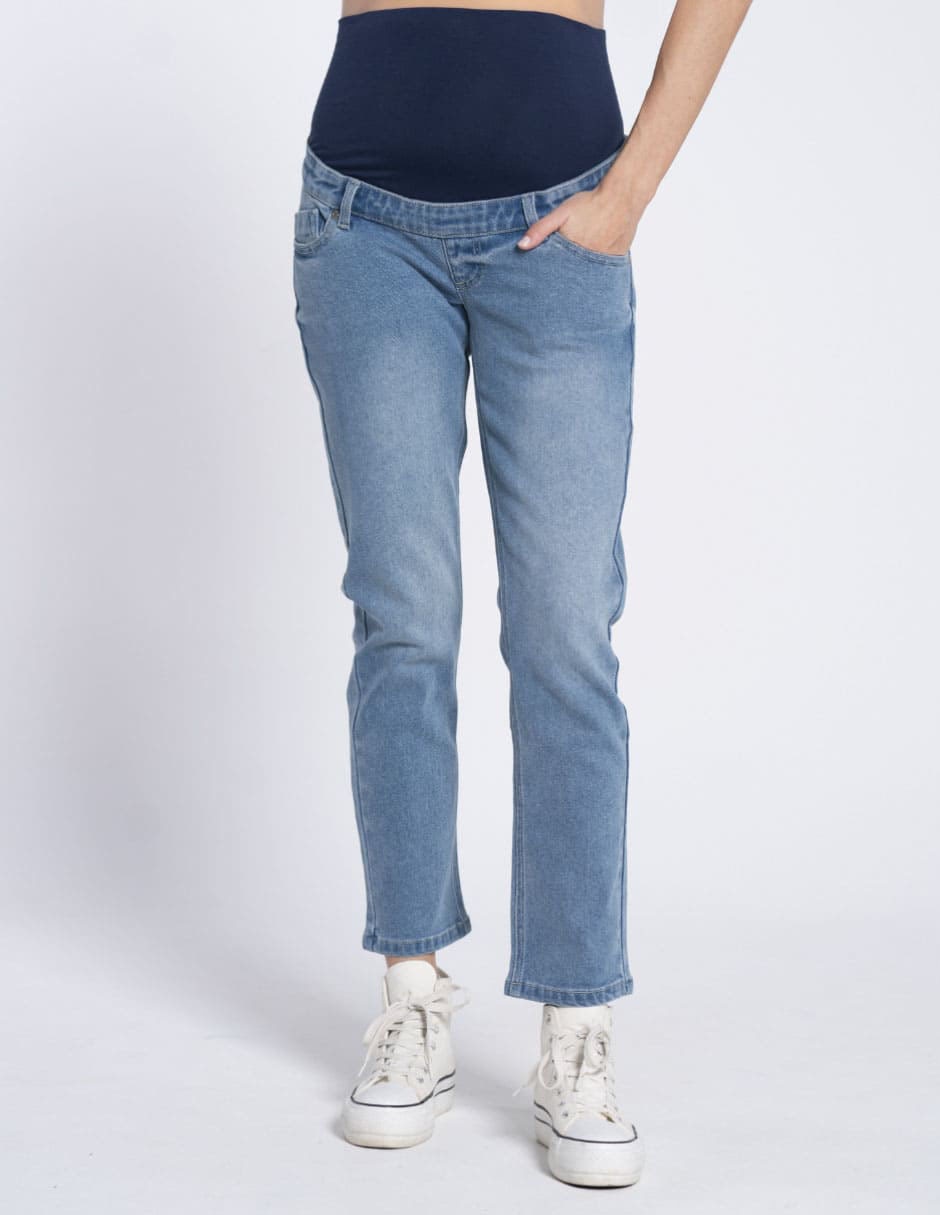 Jeans maternidad straight Oh Ma! corte cadera