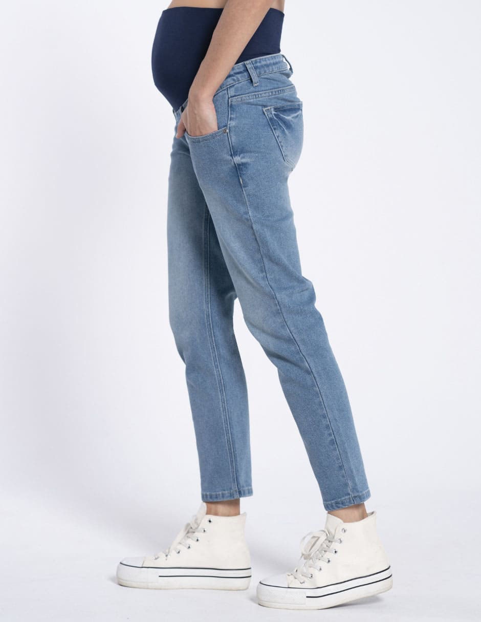 Jeans maternidad straight Oh Ma! corte cadera