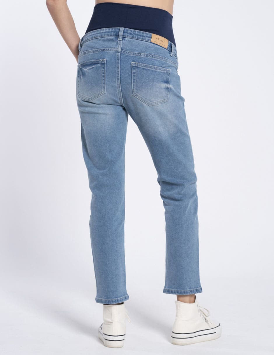 Jeans maternidad straight Oh Ma! corte cadera