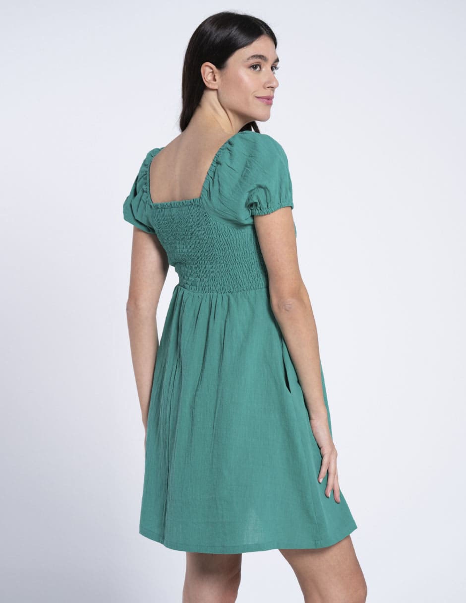 Vestido maternidad corto casual 10