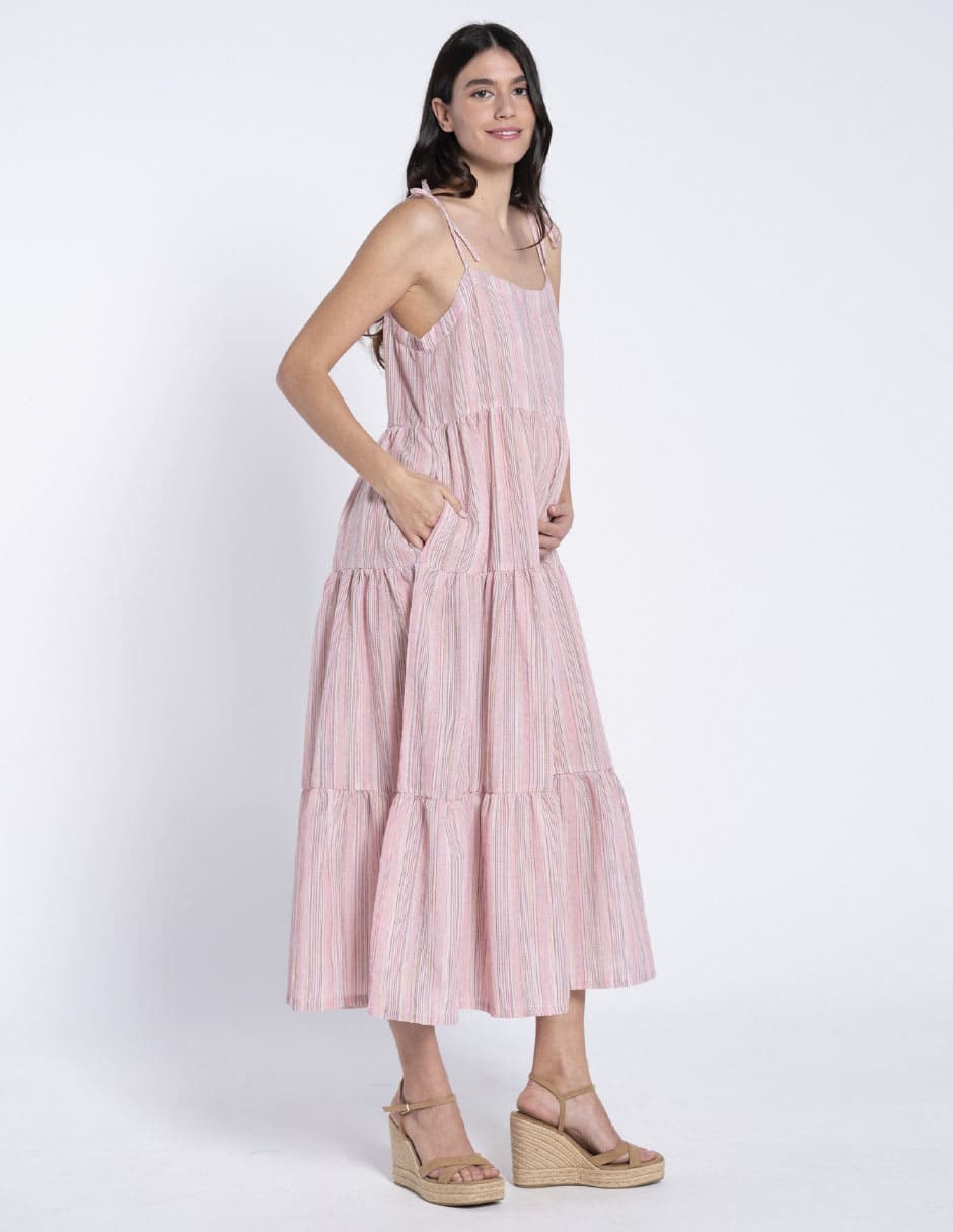 Vestido maternidad midi Oh Ma!