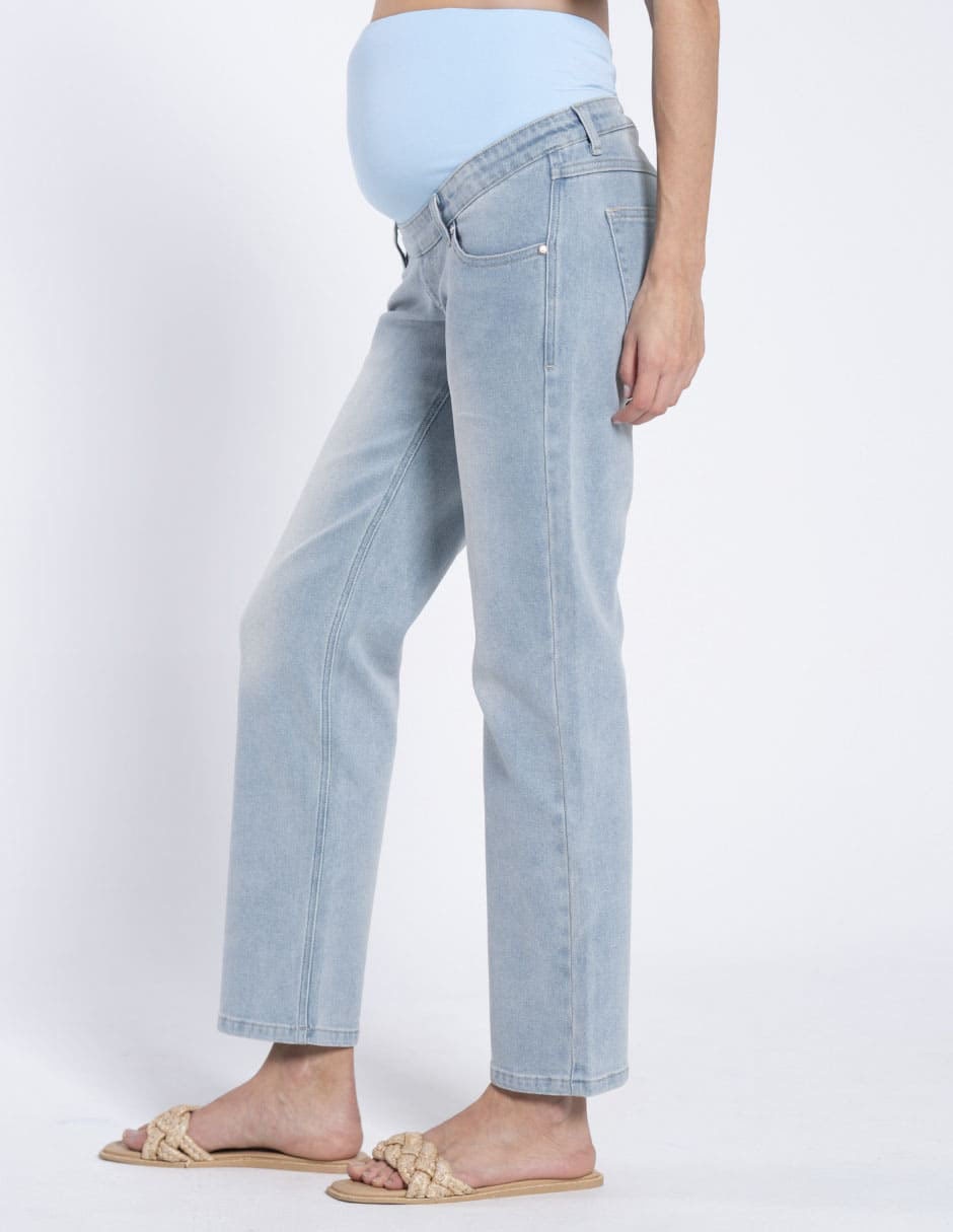 Jeans maternidad straight Oh Ma! corte corte cintura