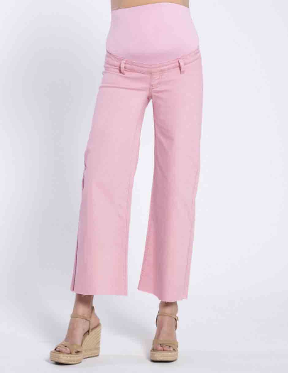 Jeans maternidad capri straight Oh Ma! corte cintura alta