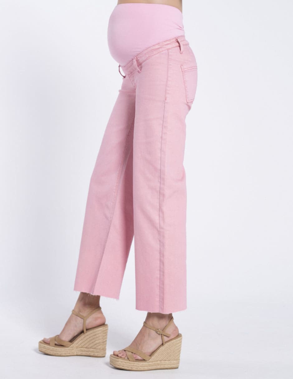 Jeans maternidad capri straight Oh Ma! corte cintura alta