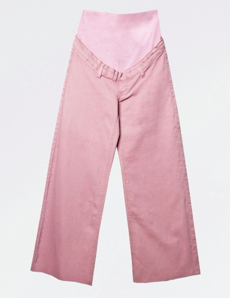 Jeans maternidad capri straight Oh Ma! corte cintura alta