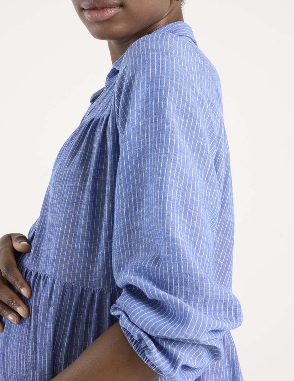 Vestido maternidad corto casual 9