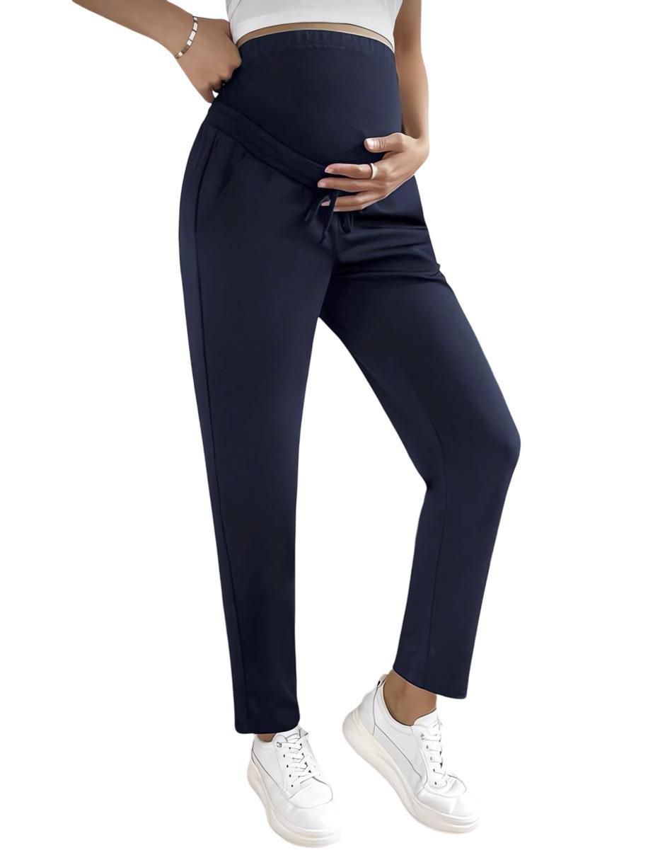 Pants maternidad regular con elástico 5
