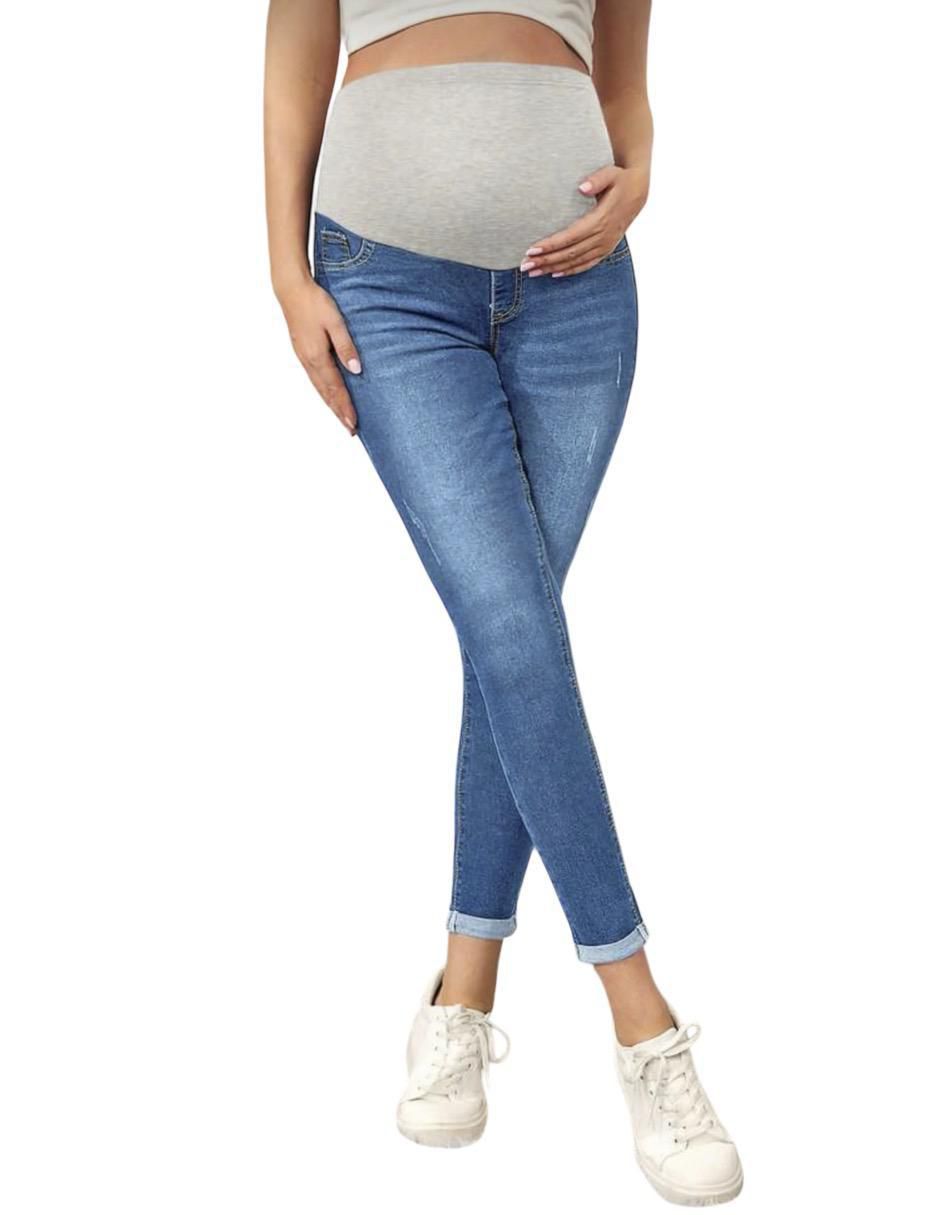 Jeans maternidad skinny Claro corte cintura Jeans maternidad skinny Claro corte cintura