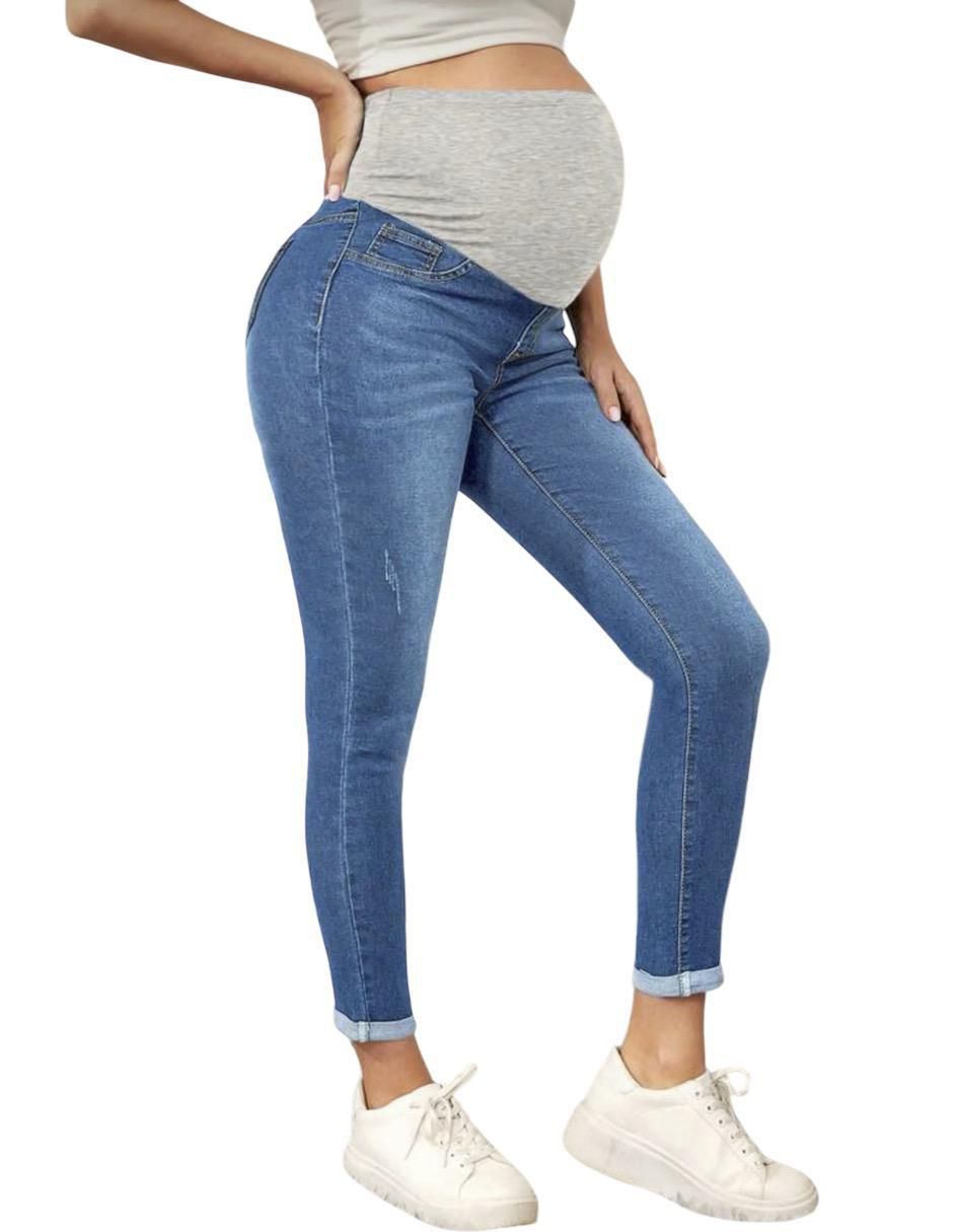 Jeans maternidad skinny Claro corte cintura 4